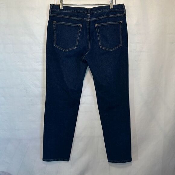 Everlane Uniform Jeans Mens Size 34x30 Blue Athletic Fit Dark Wash - Picture 5 of 8